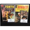 Image 1 : VINTAGE COMIC BOOK LOT (TONTO #32/ BONANZA #11)