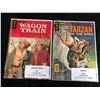 Image 1 : VINTAGE GOLD KEY COMICS BOOK LOT (WAGON TRAIN #1/ TARZAN #166)