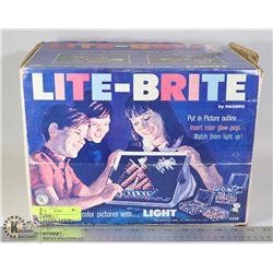ORIGINAL LITEBRITE WITH LOTS OF DESIGNS & PIECES