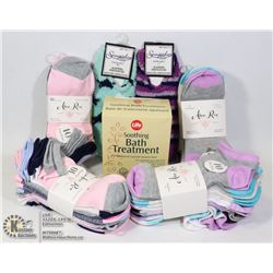 NEW WOMENS 40 PAIR OF ANKLE