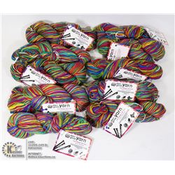 TEN NEW SKEINS OF SILK "DARN GOOD YARN" EXOTIC