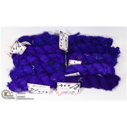 TEN NEW SKEINS OF SILK "DARN GOOD YARN" INDIGO