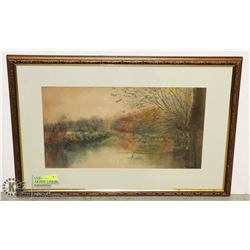 ORIGINAL WATERCOLOR "MARSHLAND"