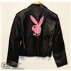 Image 1 : WOMENS PLAYBOY LEATHER JACKET SIZE LARGE