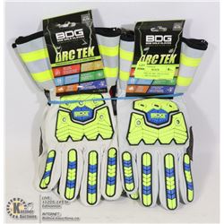 TWO PAIRS OF ARC TEK GLOVES SIZE XL ARC FLASH,CUT