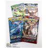 Image 1 : LOT OF 4 NEW SEALED POKEMON BOOSTER PACKS