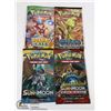 Image 1 : LOT OF 4 NEW SEALED POKEMON BOOSTER PACKS