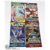 Image 1 : LOT OF 4 NEW SEALED POKEMON BOOSTER PACKS