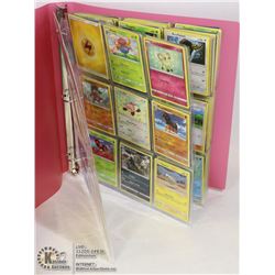 180 VARIOUS POKEMON CARDS IN BINDER