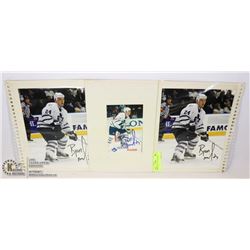 MAPLE LEAFS AUTOGRAPHED PHOTOS X4