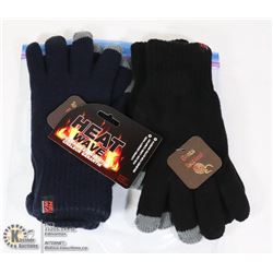 2PK MENS HEAT WAVE GLOVES