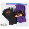 Image 1 : 2PK LADIES HEAT WAVE GLOVES