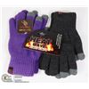 Image 1 : 2PK LADIES HEAT WAVE GLOVES
