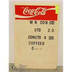 SANDWICH BOARD WITH SOME LETTERS