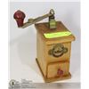 Image 1 : VINTAGE GERMAN 1930'S WOOD COFFEE GRINDER CASTLE