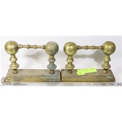 BRASS FIREPLACE PIECES