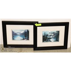 FRED BUCHOLTZ 2X FRAMED PIECES CANADIAN ARTIST
