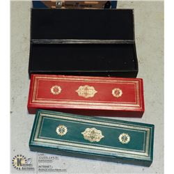 3X VINTAGE SWORD BOXES