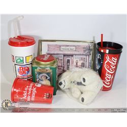 LOT OF PLASTIC STYLE & TRAVEL CUPS