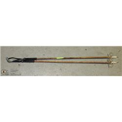 ANTIQUE WOOD TREKKING POLES