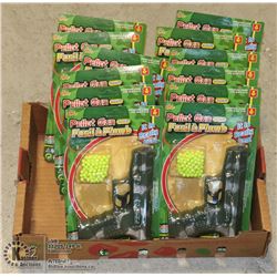 FLAT OF KIDS TOY PLASTIC PELLET GUNS