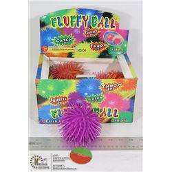 RETAIL DISPLAY OF FLUFFY BALLS