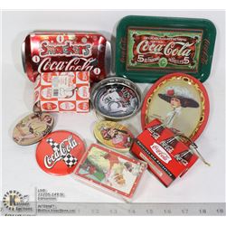 BAG- TRAYS, TINS, BUTTONS,CARDS