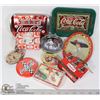 Image 1 : BAG- TRAYS, TINS, BUTTONS,CARDS
