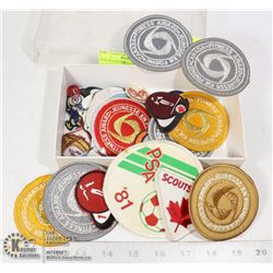 BOX OF PATCHES