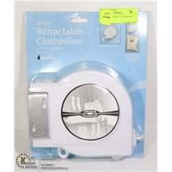 20" RETRACTABLE CLOTHESLINE NEW