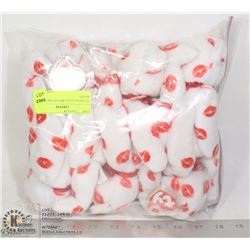 TY SMOOCH X 6 BEANIE BABY BEARS