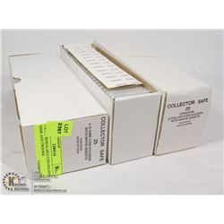 TWO 25 RESEALABLE COIN HOLDERS DIME AND TWOONIE