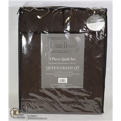 NEW URBAN HOME 3PC QUEEN SIZE QUILT SET
