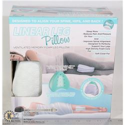 NEW LEG PILLOW: ALIGNS HIPS, LEGS, & SPINE