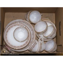 LARGE - SET MILK DISHES