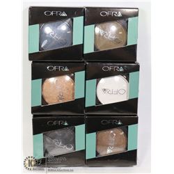BUNDLE OF 6 OFRA EYE SHADOWS