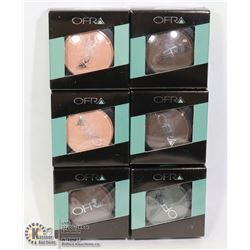 BUNDLE OF 6 OFRA EYE SHADOWS