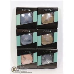 BUNDLE OF 6 OFRA EYE SHADOWS