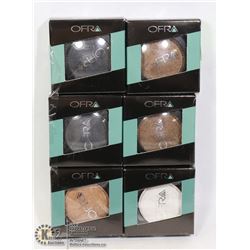 BUNDLE OF 6 OFRA EYE SHADOWS