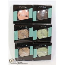BUNDLE OF 6 OFRA EYE SHADOWS