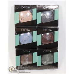 BUNDLE OF 6 OFRA EYE SHADOWS