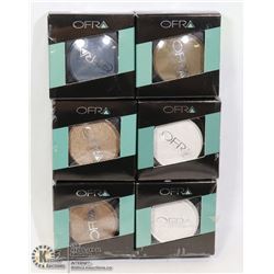 BUNDLE OF 6 OFRA EYE SHADOWS