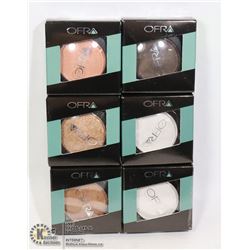 BUNDLE OF 6 OFRA EYE SHADOWS