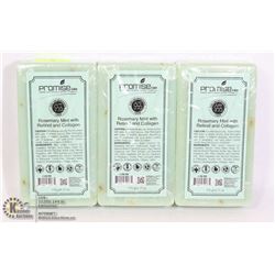 3 BARS OF PROMISE CBD ROSEMARY MINT WITH