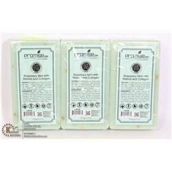 3 BARS OF PROMISE CBD ROSEMARY MINT WITH