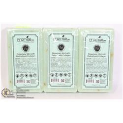 3 BARS OF PROMISE CBD ROSEMARY MINT WITH