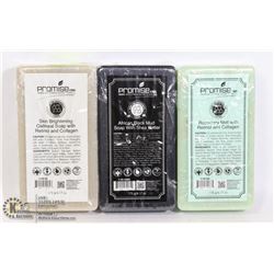 3 ASSORTED BARS OF PROMISE CBD BAR SOAP