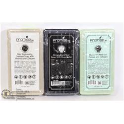 3 ASSORTED BARS OF PROMISE CBD BAR SOAP