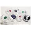 Image 1 : LOT OF 7 RUBY, EMERALD, SAPPHIRE ETC. GEMSTONES