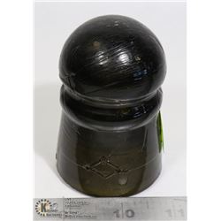 GREEN GLASS INSULATOR